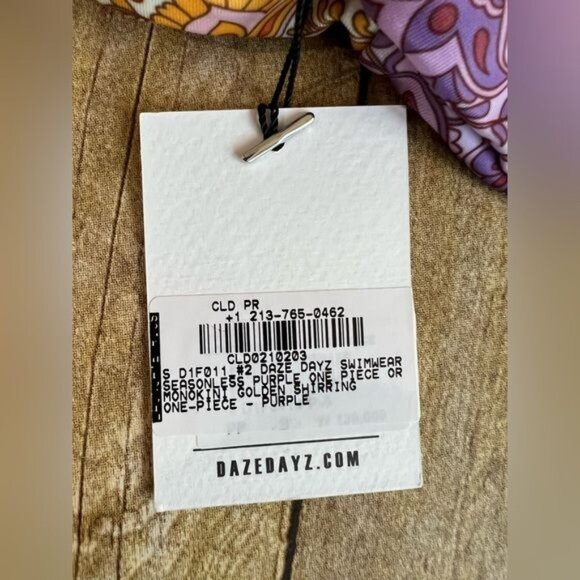 DAZE DAYZ Golden Shirring One-Piece - Picture 6 of 7